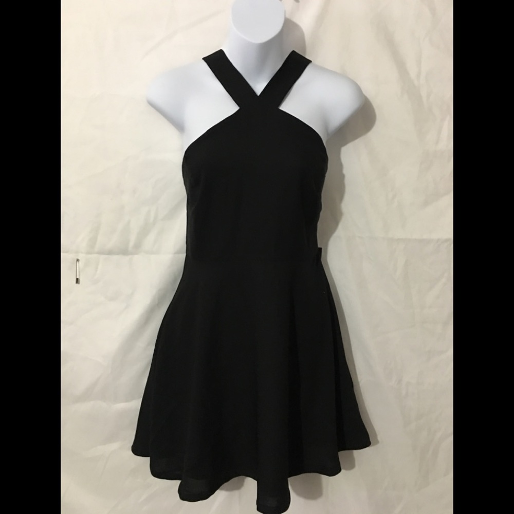BLACK SLEEVELESS DRESS - Picture 2 of 6